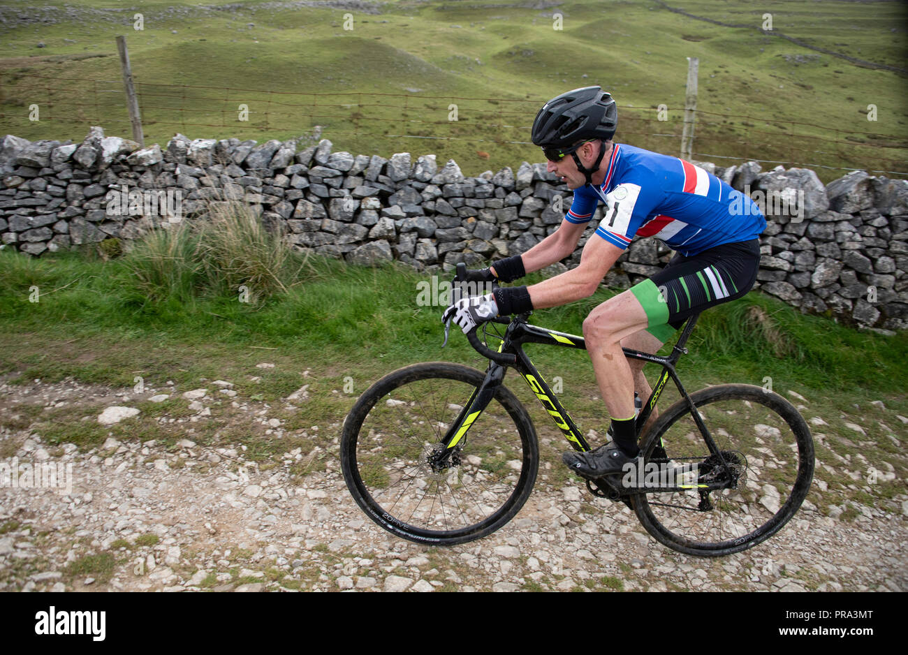 3 Peaks Cyclocross, Yorkshire Dales, UK. Stockfoto