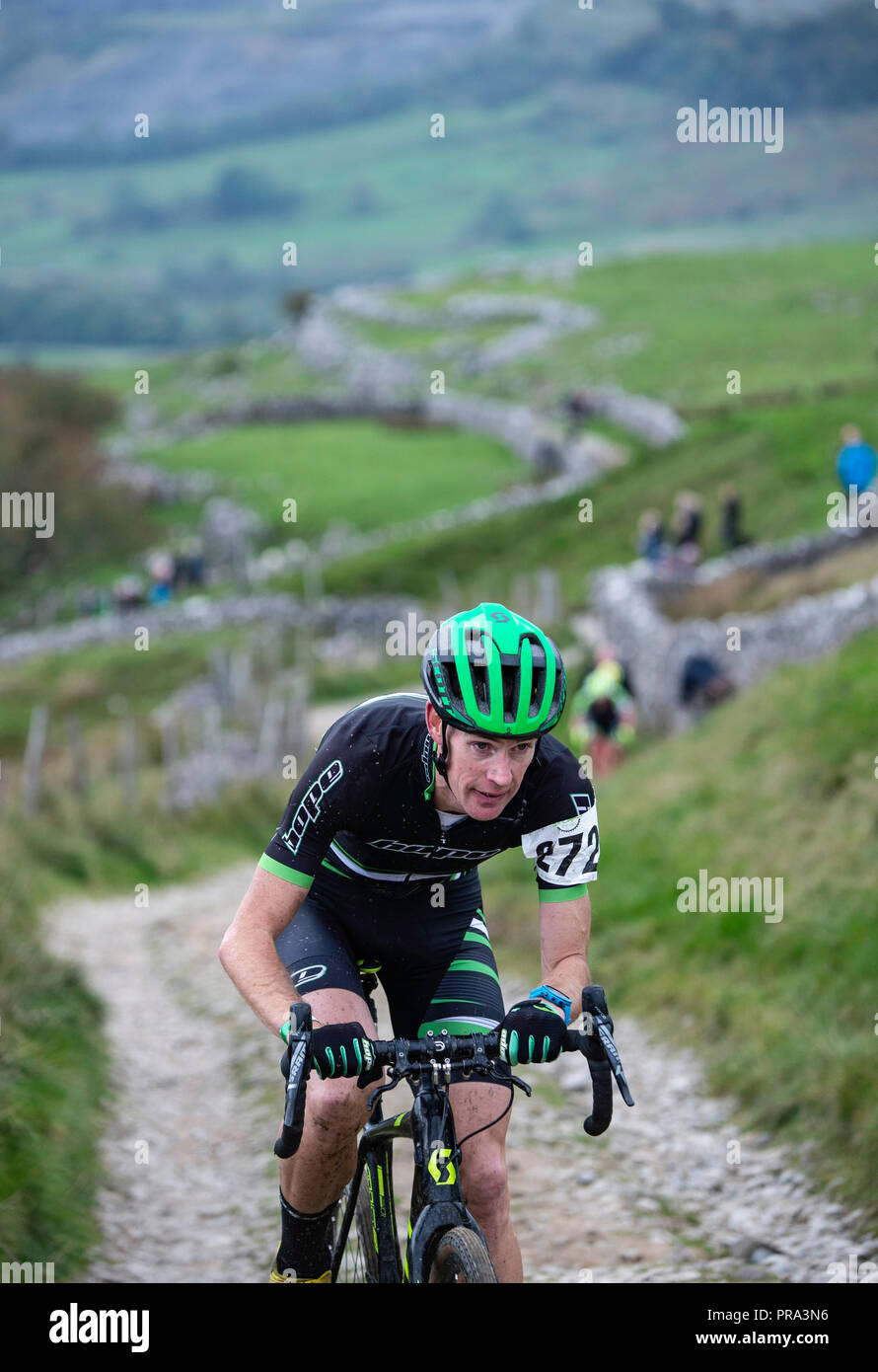 3 Peaks Cyclocross, Yorkshire Dales, UK. Stockfoto