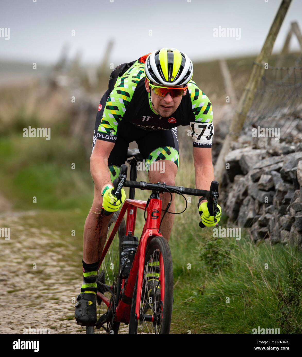 3 Peaks Cyclocross, Yorkshire Dales, UK. Stockfoto