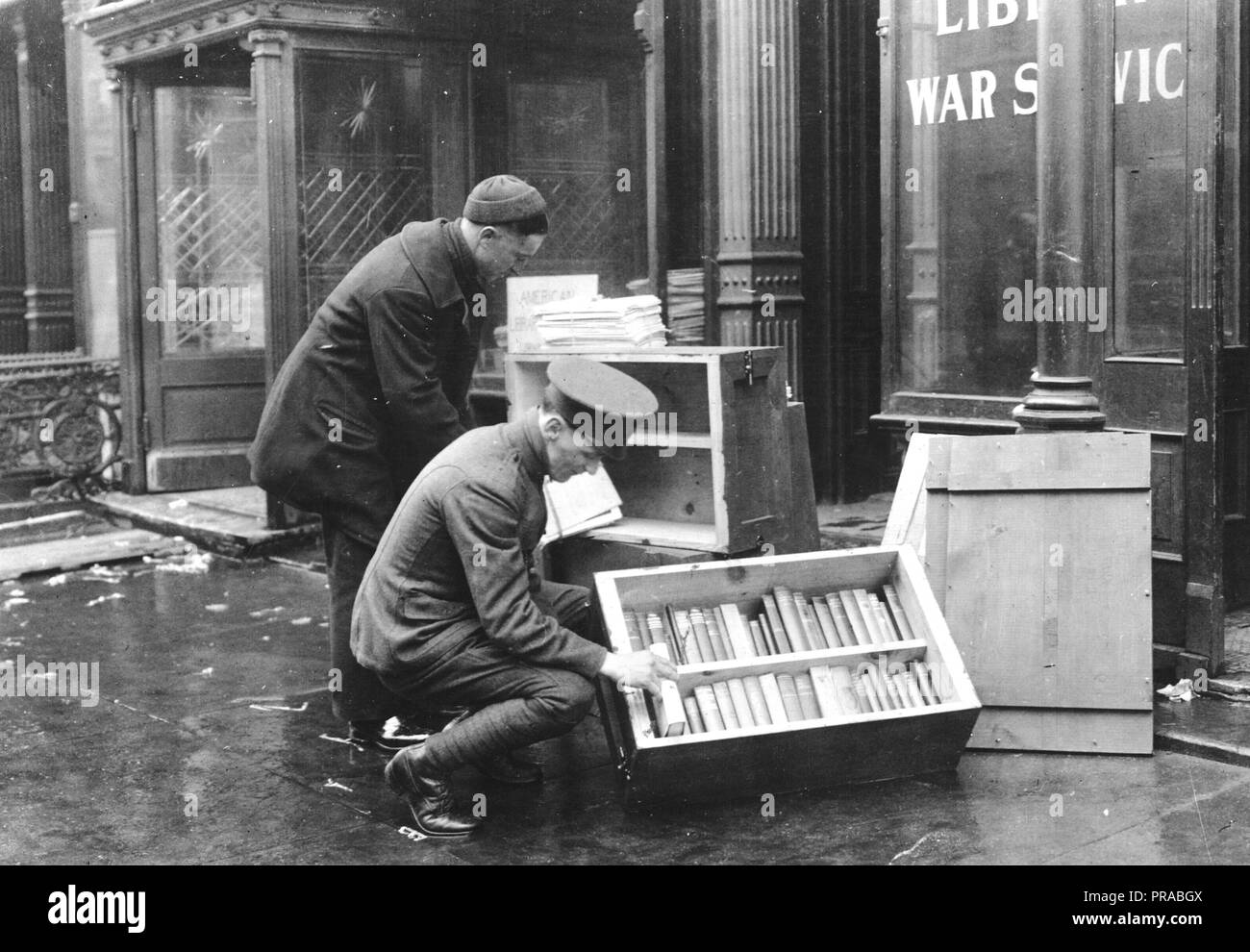 1918 - American Library Association - Versand - A.L.A. Versand Büro, Hoboken, N.J Stockfoto