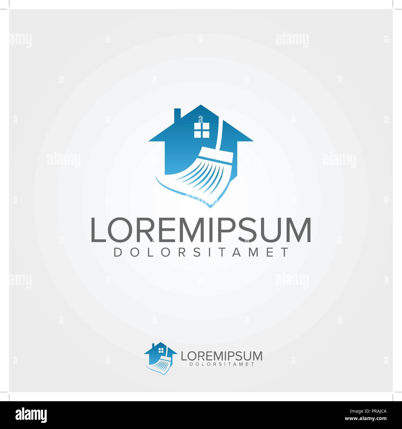 Immobilien Logo Design Template Stock Vektor