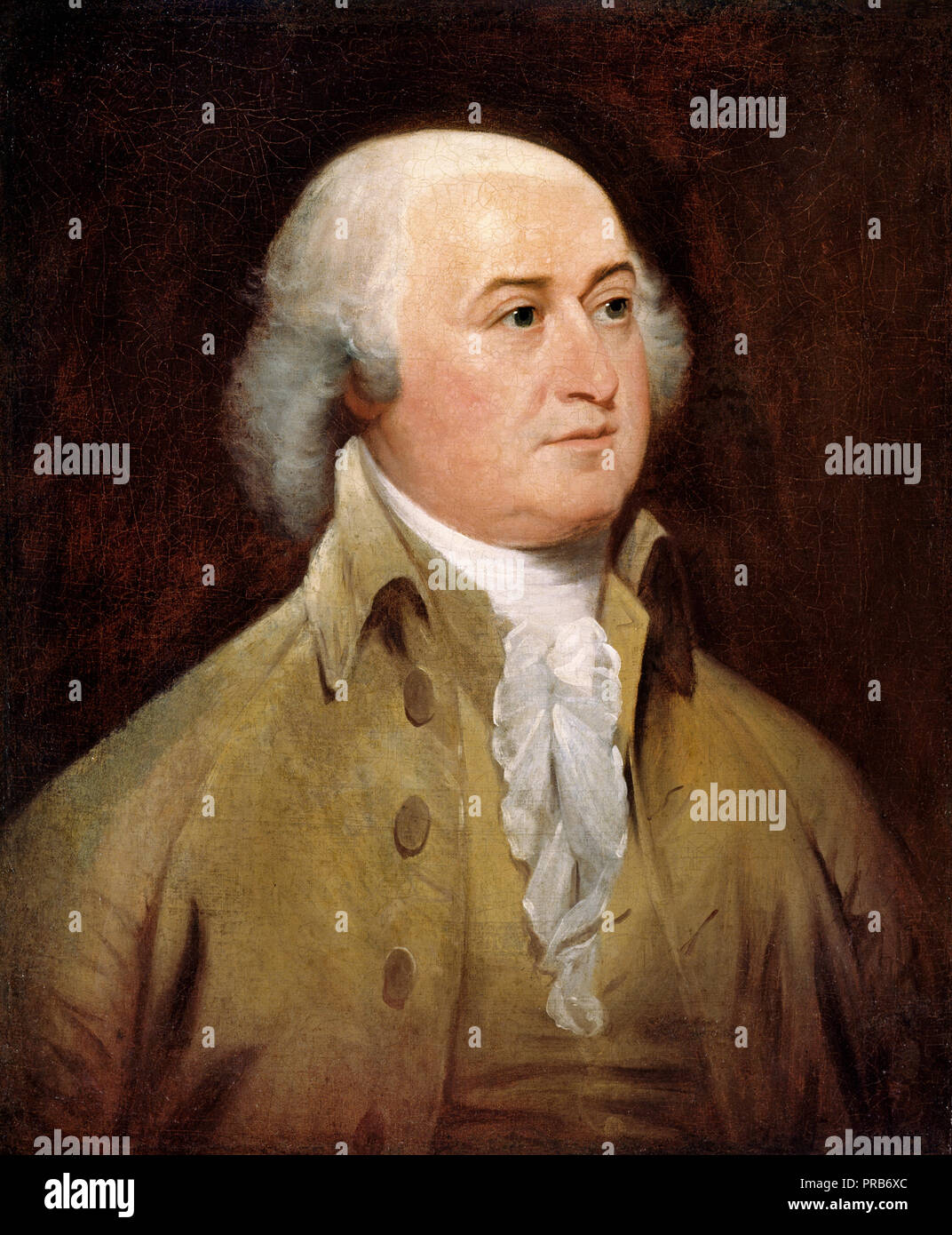 John Trumbull, John Adams 1793 Öl auf Leinwand, die National Portrait Gallery, Washington, D.C., USA. Stockfoto