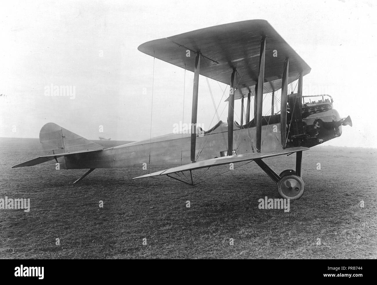 Flugzeug, 1916. 4-Zyl. Hall-Scott Motor (evtl. Standard H-3) Stockfoto