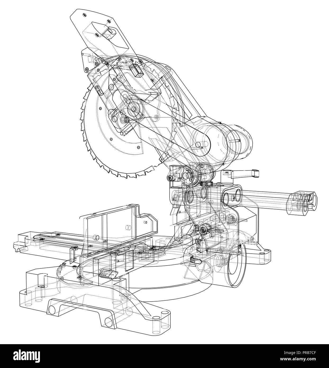 Mitra Sägeblatt Konzept Stock Vektor