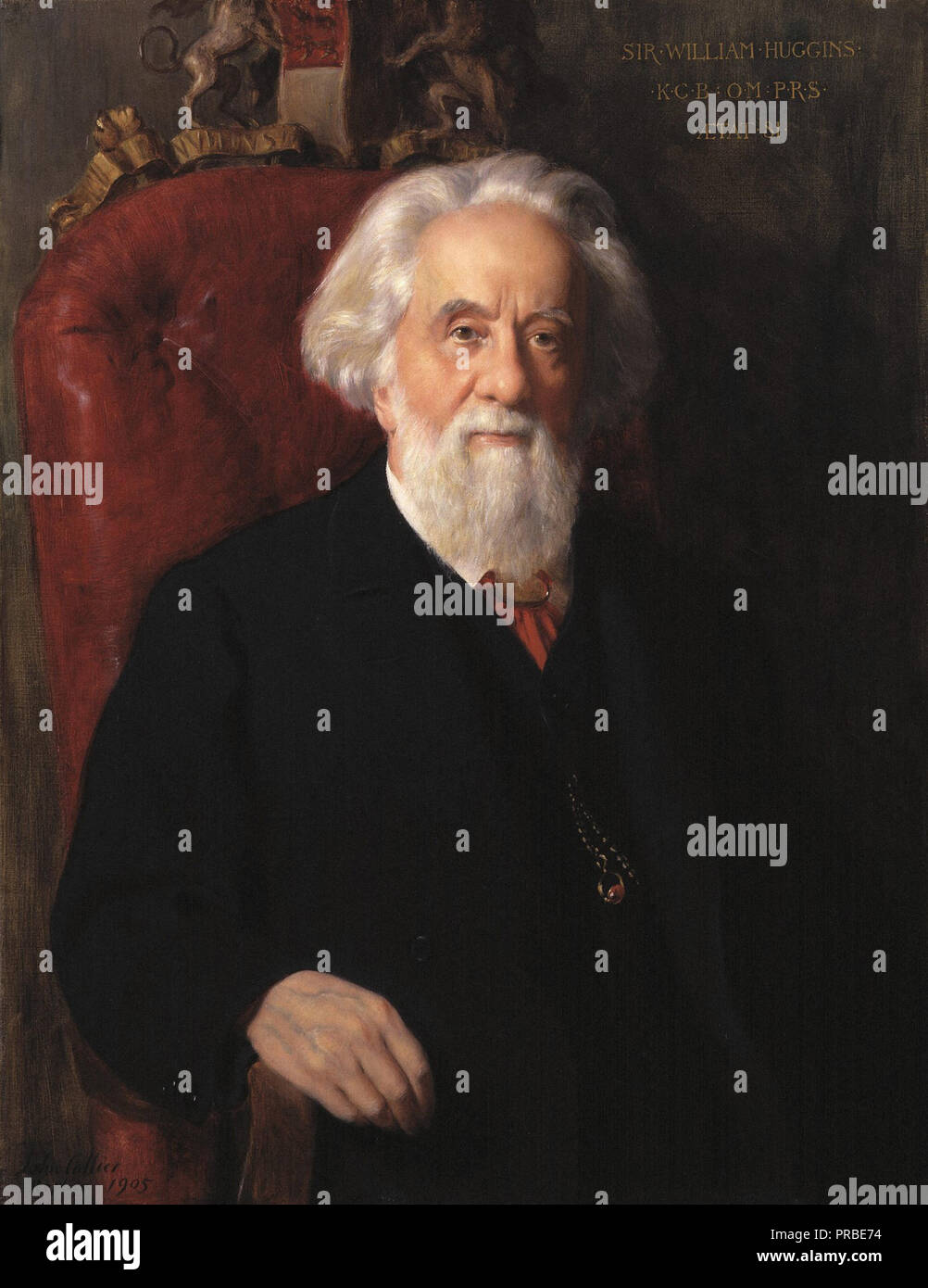 Collier John - Porträt von Sir William Huggins Stockfoto
