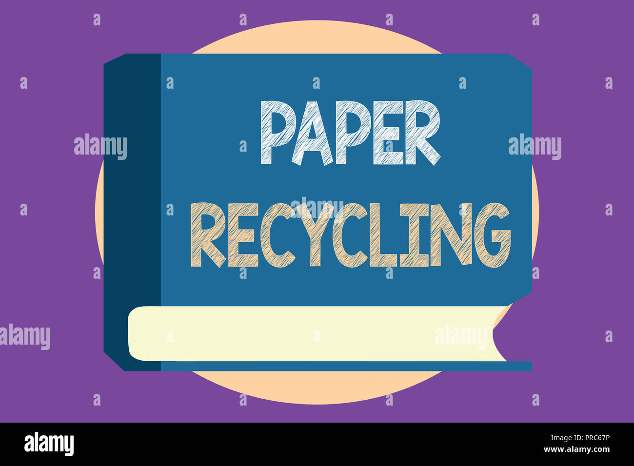 Konzeptionelle Hand schreiben, Papier Recycling. Business Foto präsentiert, bei der die Papiere in eine neue Art von Recycling. Stockfoto