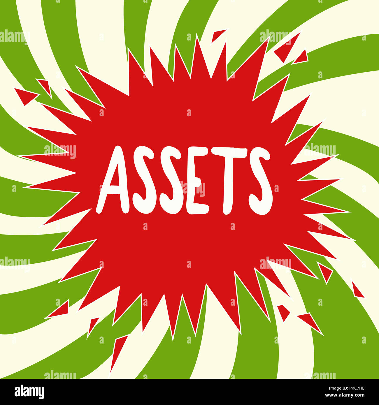 Handschrift Text schreiben. Konzept sinn Los von Immobilien durch die Person oder Firma im Besitz als Wert. Stockfoto