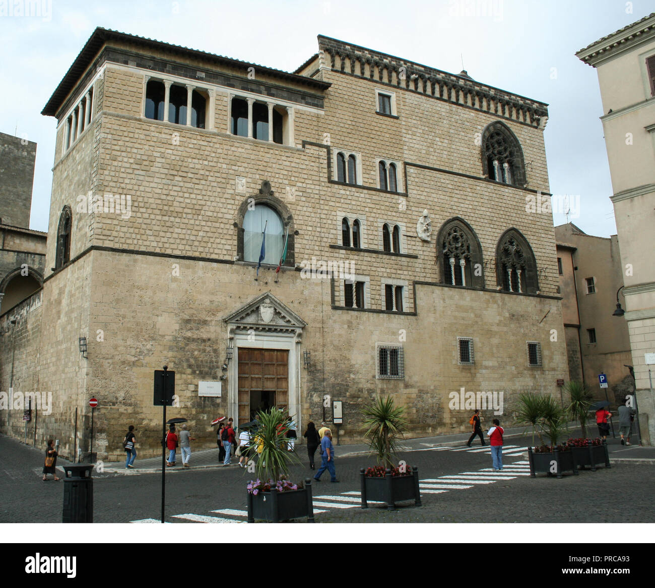 Bei Tarquinia - Italien - September 2009 - Vitelleschi Palace Stockfoto