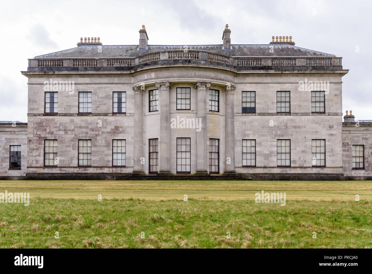 Castle Coole Herrenhaus, Enniskillen, im Besitz meiner der National Trust. Stockfoto