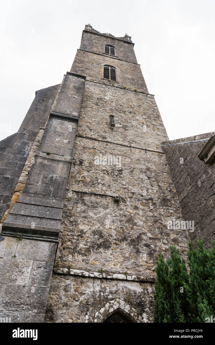 St. Salvator Kirche von Irland auf dem Gelände des Castle Leslie, Glaslough, County Monaghan, Irland. Stockfoto