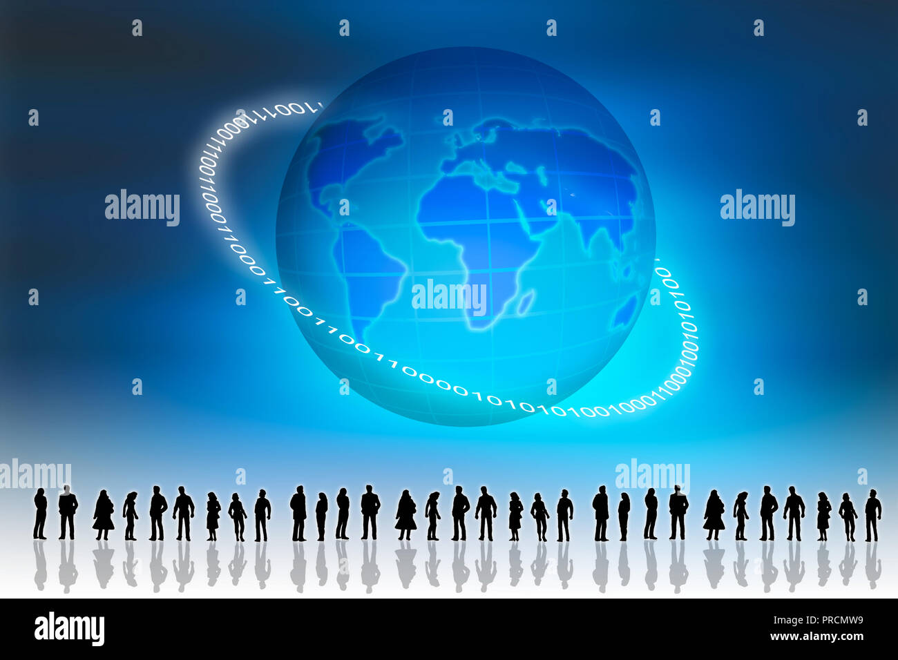 Global Social Networking Stockfoto