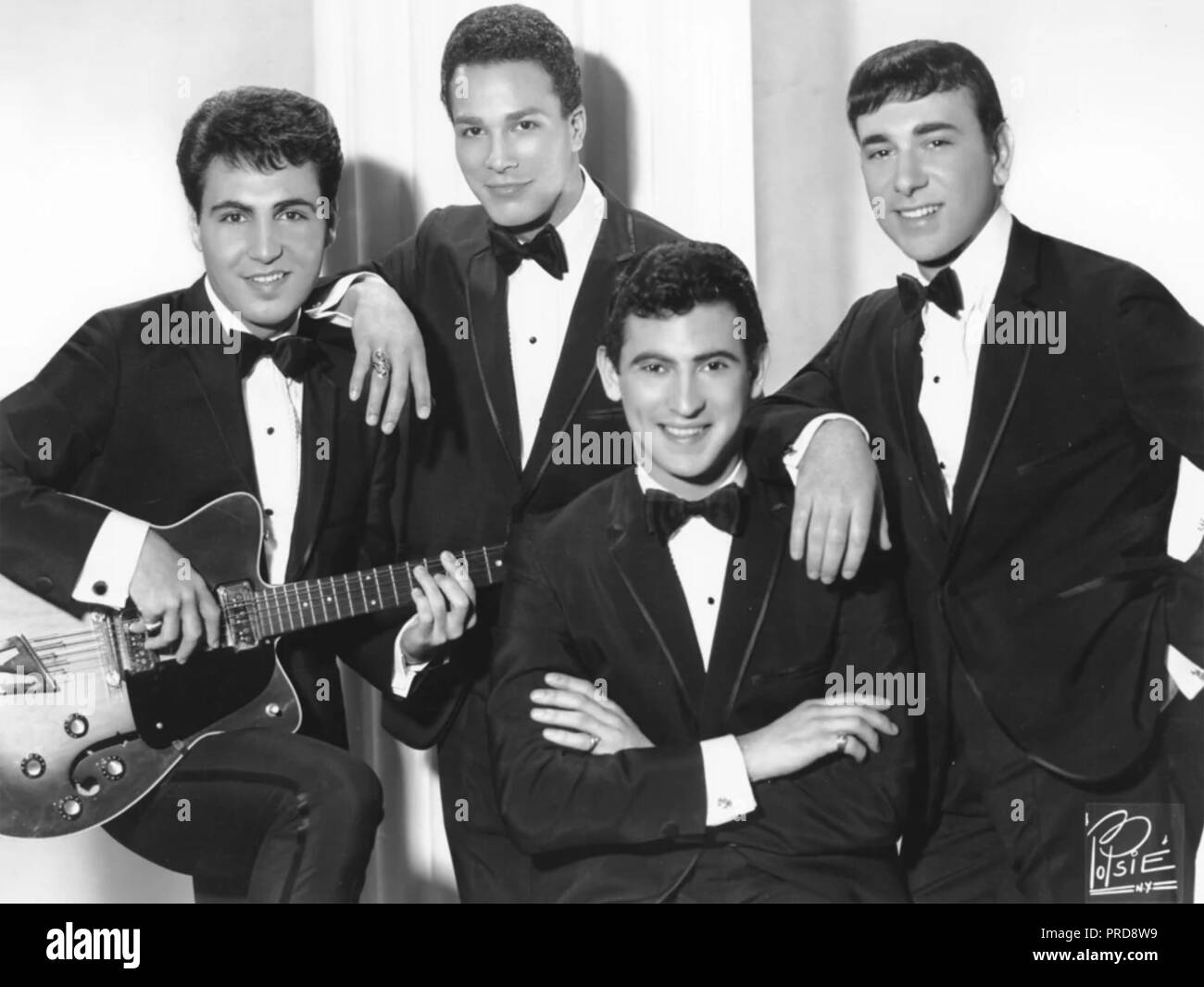 Die DUPREES Amerikanischen doo-wop Gruppe über 1962 Stockfoto