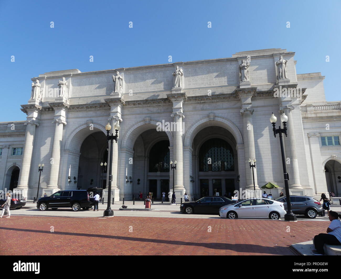 WASHINGTON UNION STATION bei 50 Massachusetts Avenue NE, Washington, D.C. Foto: Tony Gale Stockfoto