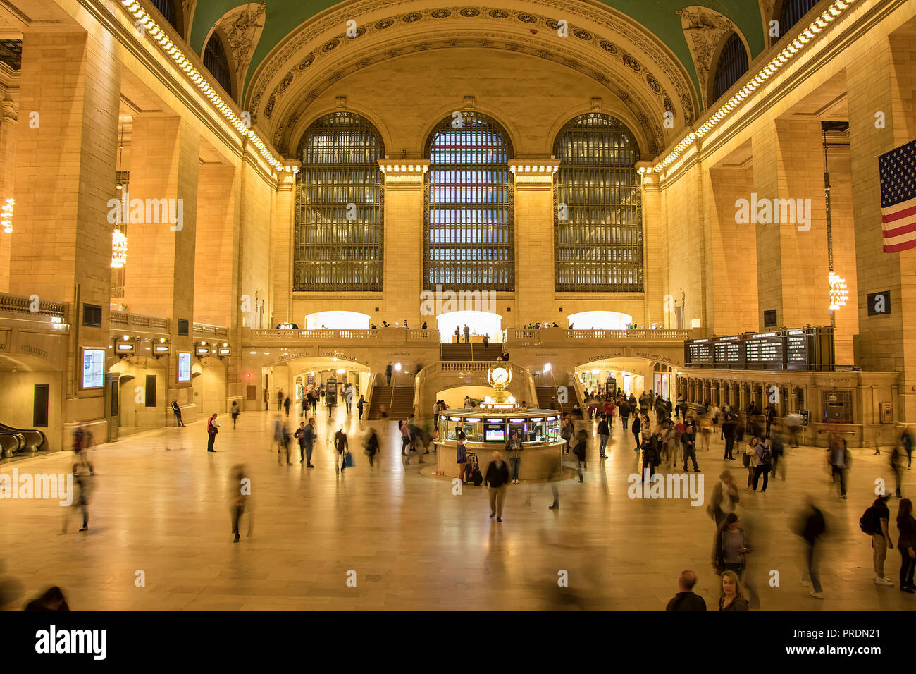 New York City, USA - 12. Juni 2017: Grand Central Station Aktivität Stockfoto