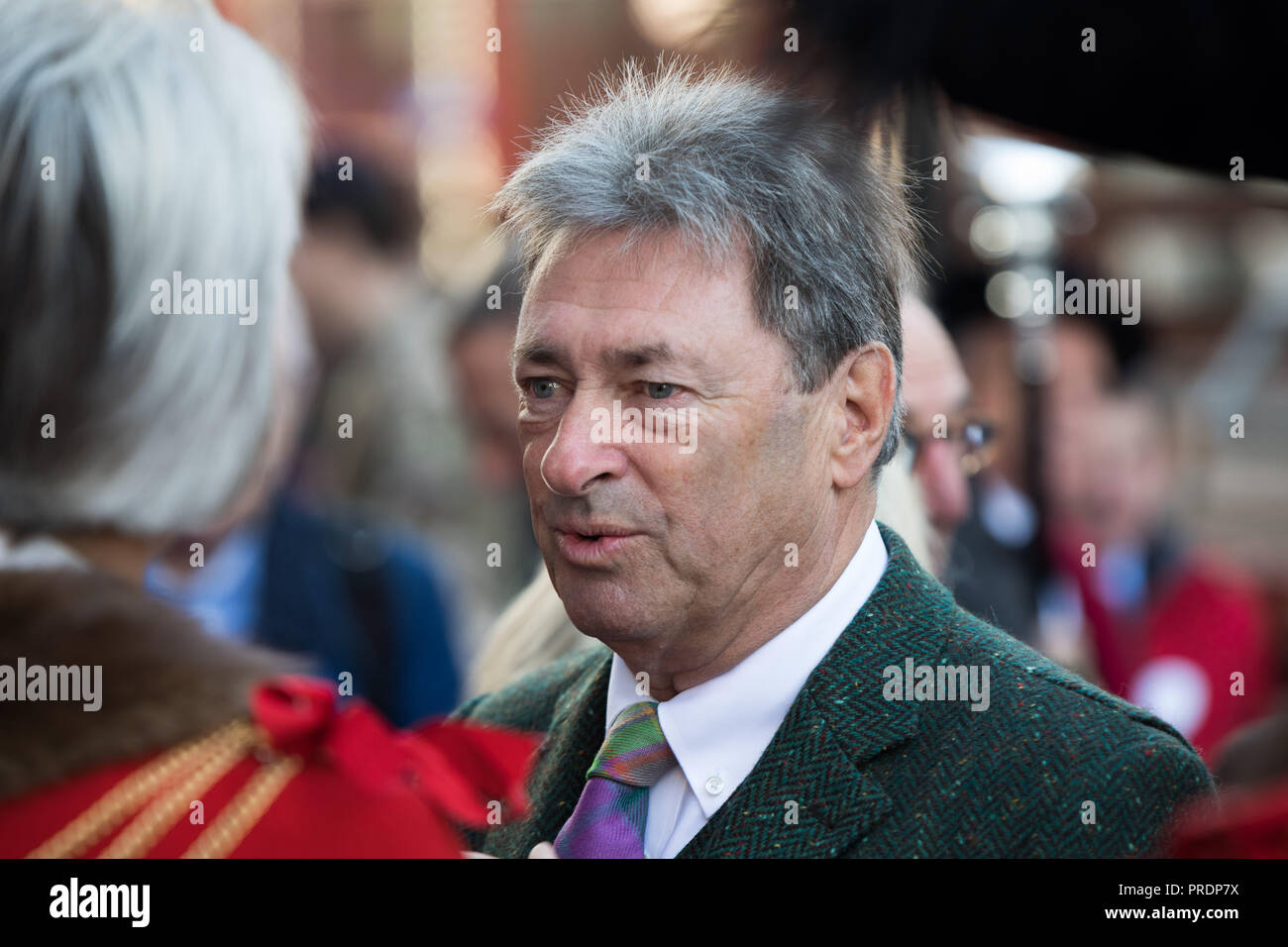 London, Großbritannien. 30. September 2018. Jährliche Schafe fahren Sie über London Bridge. Credit: Guy Corbishley/Alamy leben Nachrichten Stockfoto