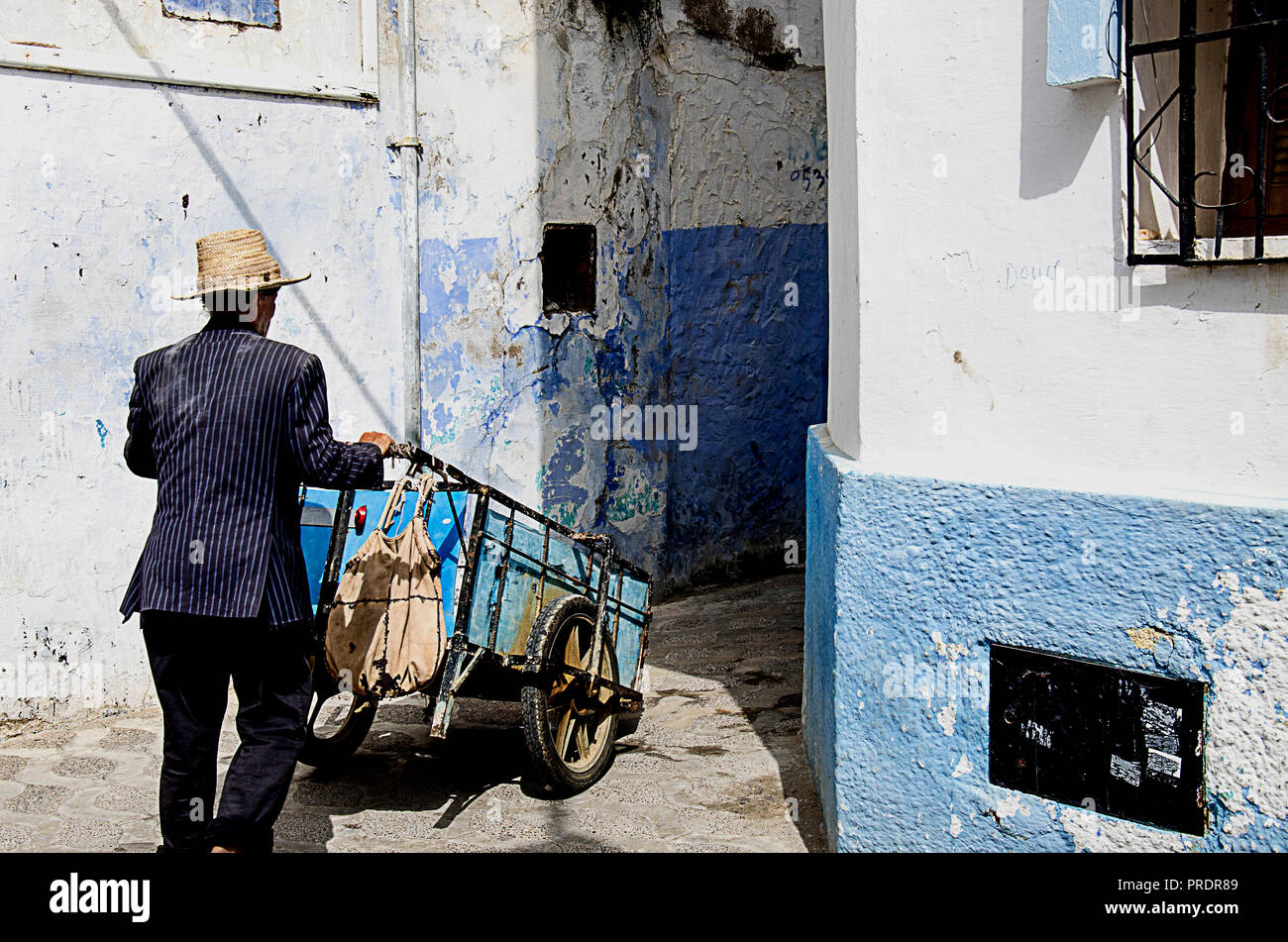 Marokko, Asilah, Alltag Stockfoto