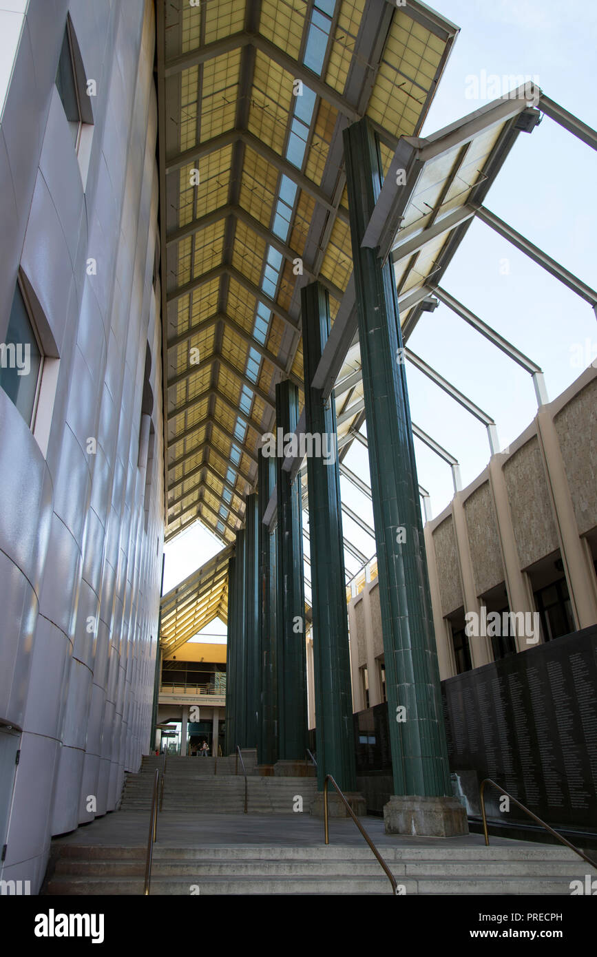Eingang des Los Angeles County Museum of Art die redaktionelle Nutzung nur. Stockfoto