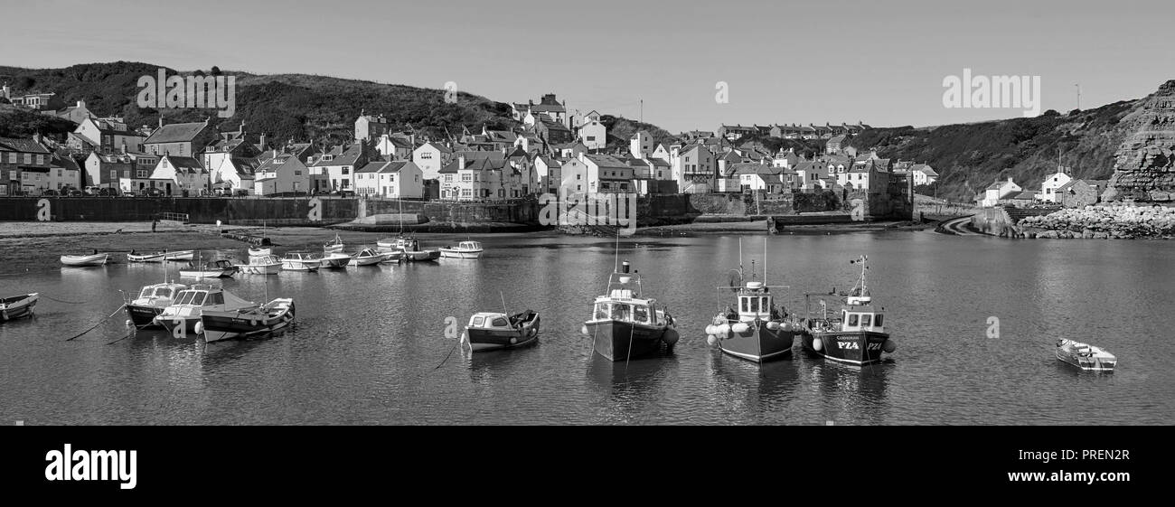 Das historische Dorf Staithies, North Yorkshire Coast, North East England, Großbritannien Stockfoto
