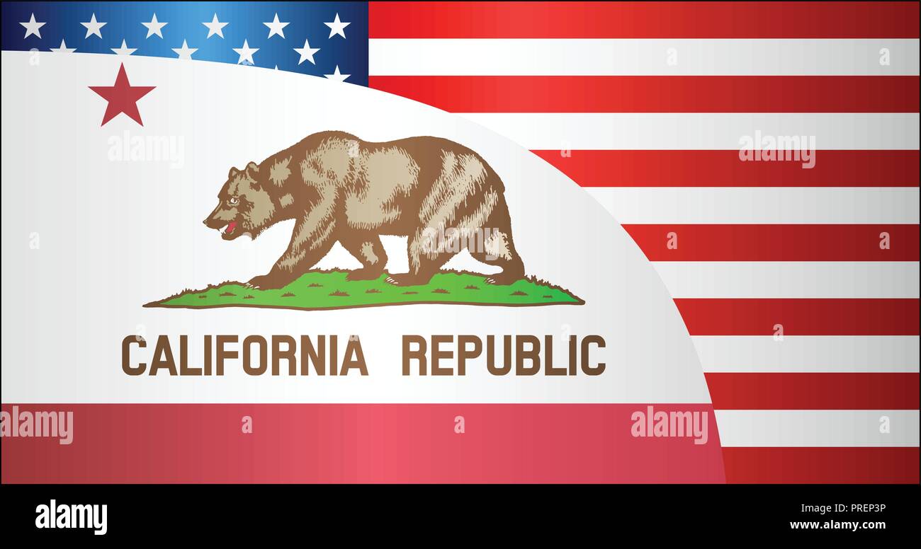 Kalifornien Californien Flagge Fahne 30x45 cm NEU 