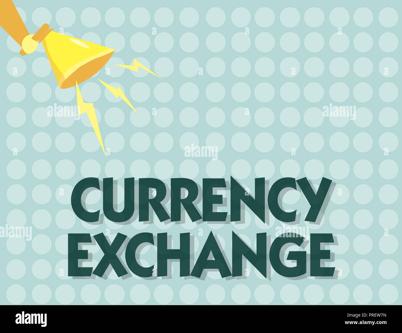 Handschrift text Wechselstube. Begriff Sinne Prozess der Änderung einer Währung in eine ForEx. Stockfoto