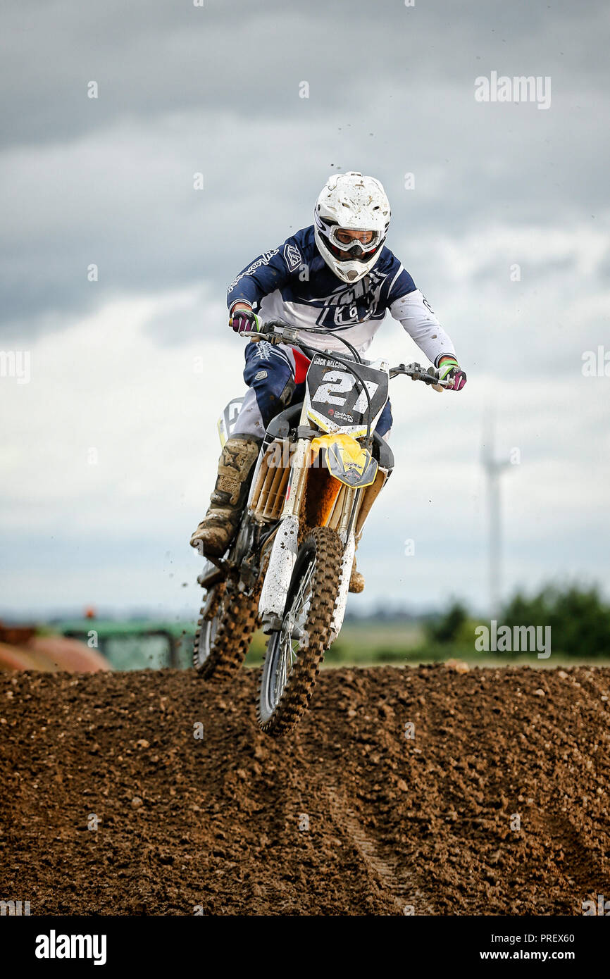 Yamaha YZ 250 f racing Motocross Motorrad moto x Stockfoto