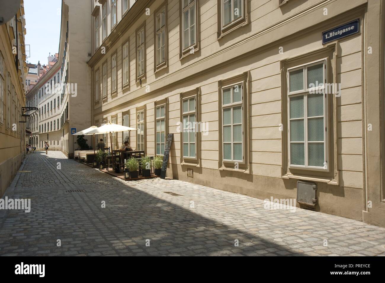 Wien, Blutgasse - Wien, Blutgasse Stockfoto