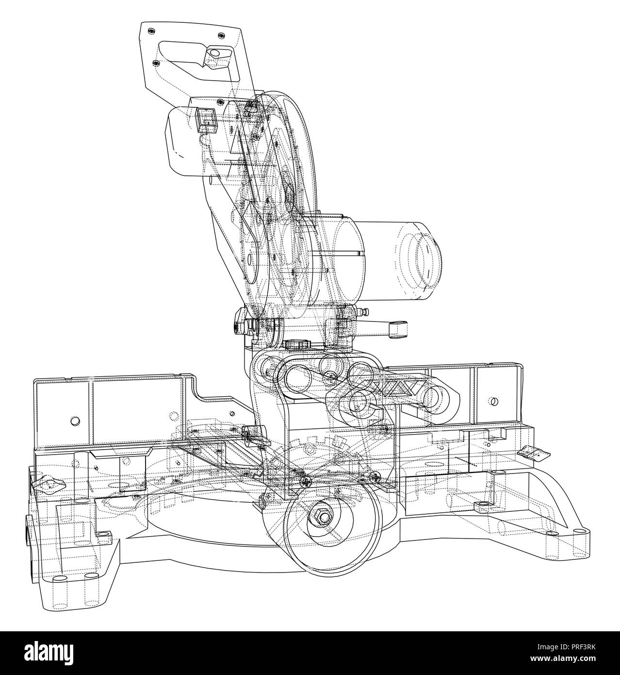 Mitra Sägeblatt Konzept Stock Vektor