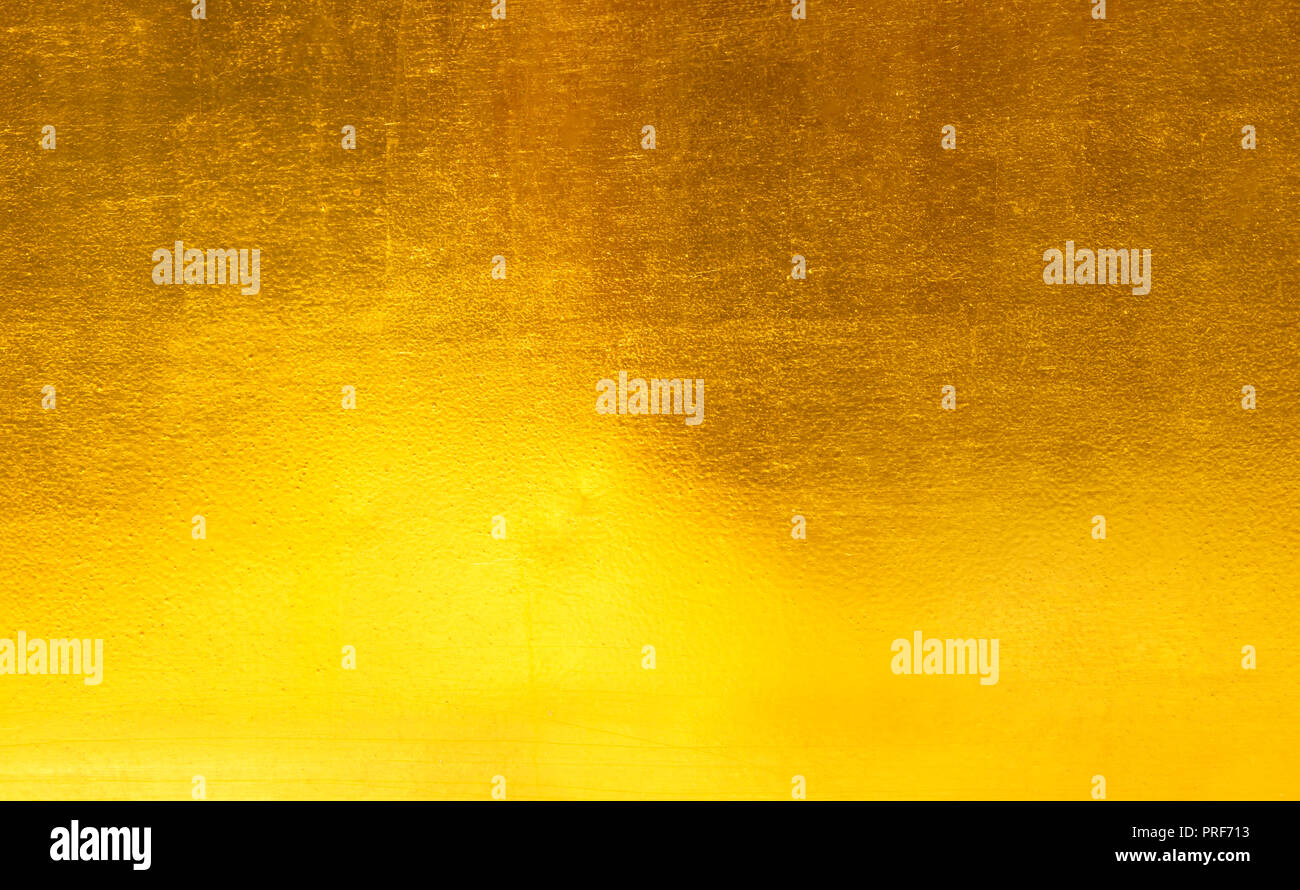 Goldgrund abstrakte Metall Muster Hintergrundtextur Stockfoto