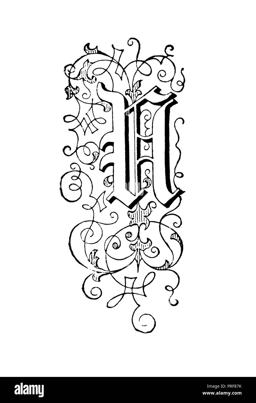 Originale Kunstwerke von Buchstaben N. in eine bildliche Geschichte der großen Nationen der Welt Veröffentlicht: von der frühestmöglichen Termine bis in die heutige Zeit (Charlotte M. Stockfoto