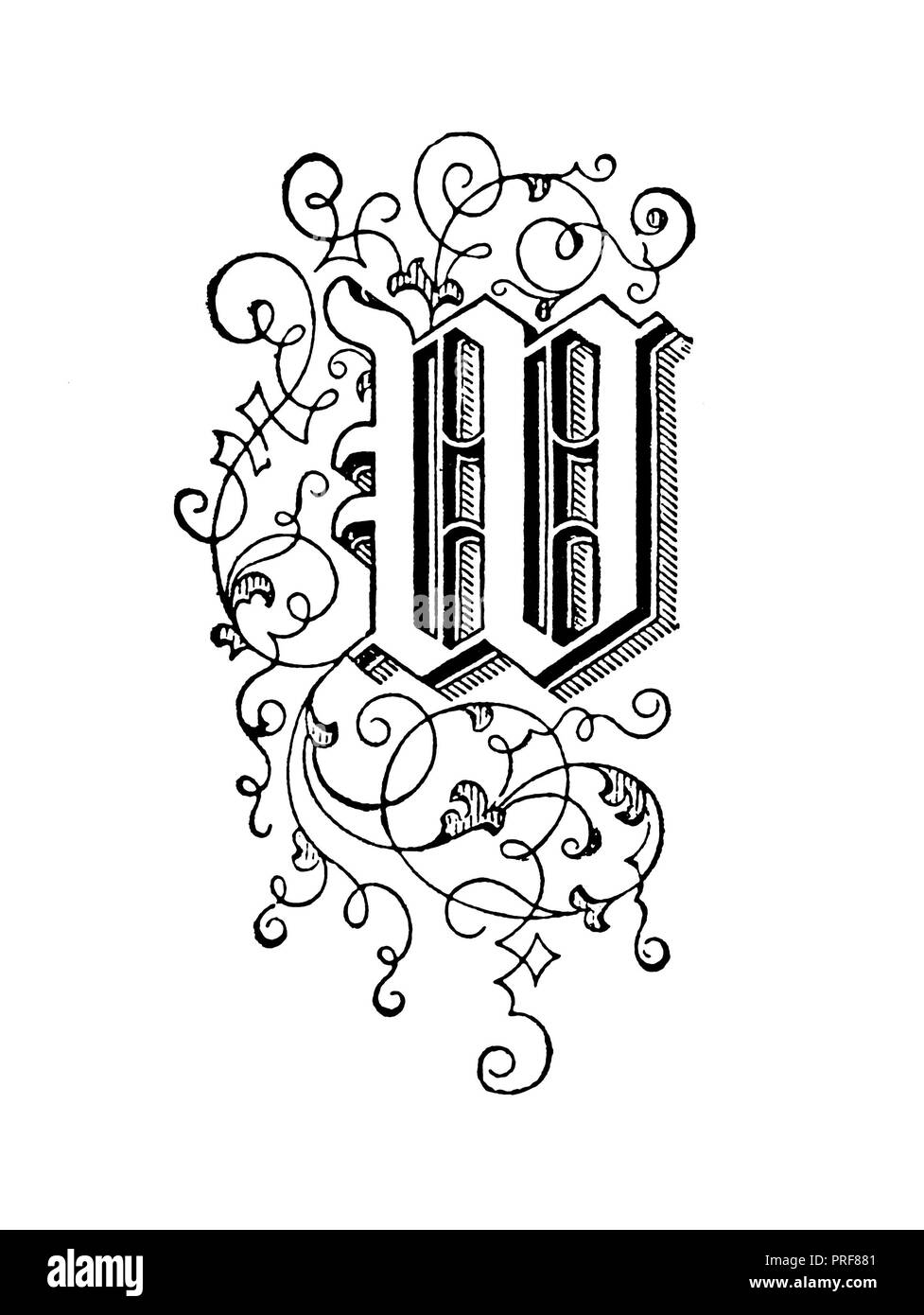 Originale Kunstwerke der Buchstabe W. in eine bildliche Geschichte der großen Nationen der Welt Veröffentlicht: von der frühestmöglichen Termine bis in die heutige Zeit (Charlotte M. Stockfoto