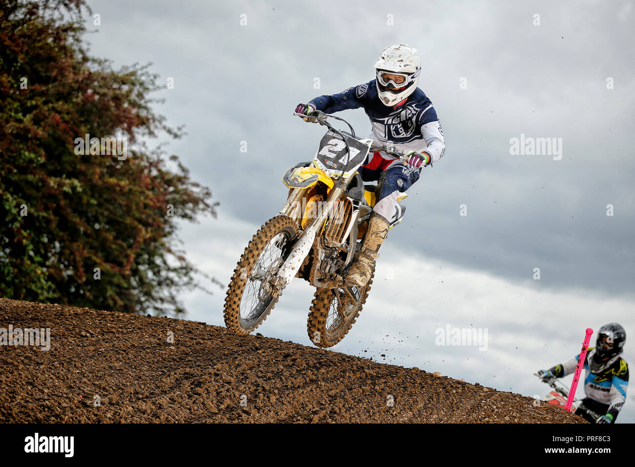 Yamaha YZ 250 Vier Stoke Motocross Stockfoto