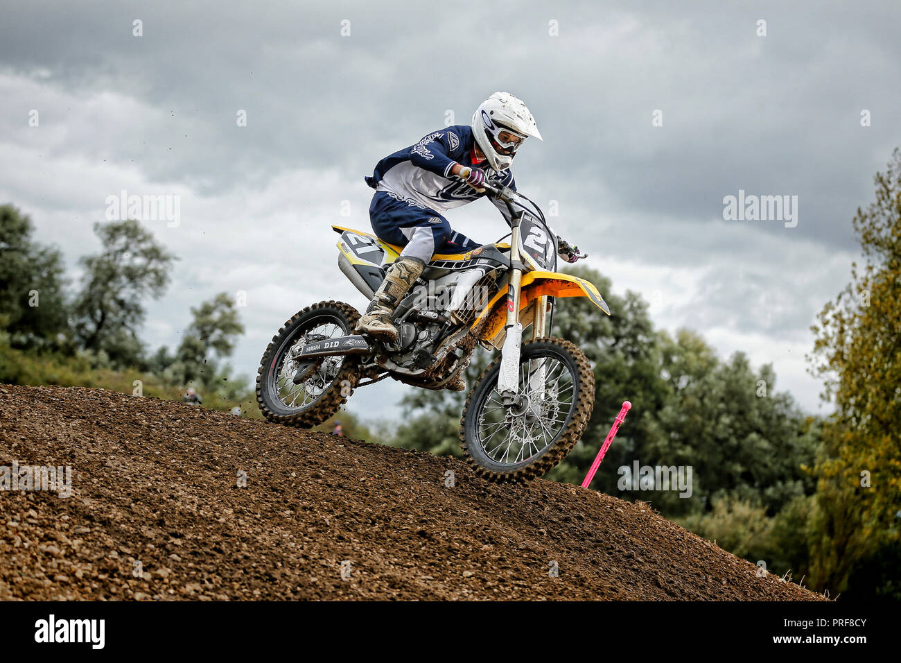 Yamaha YZ 250 f racing Motocross Motorrad moto x Stockfoto