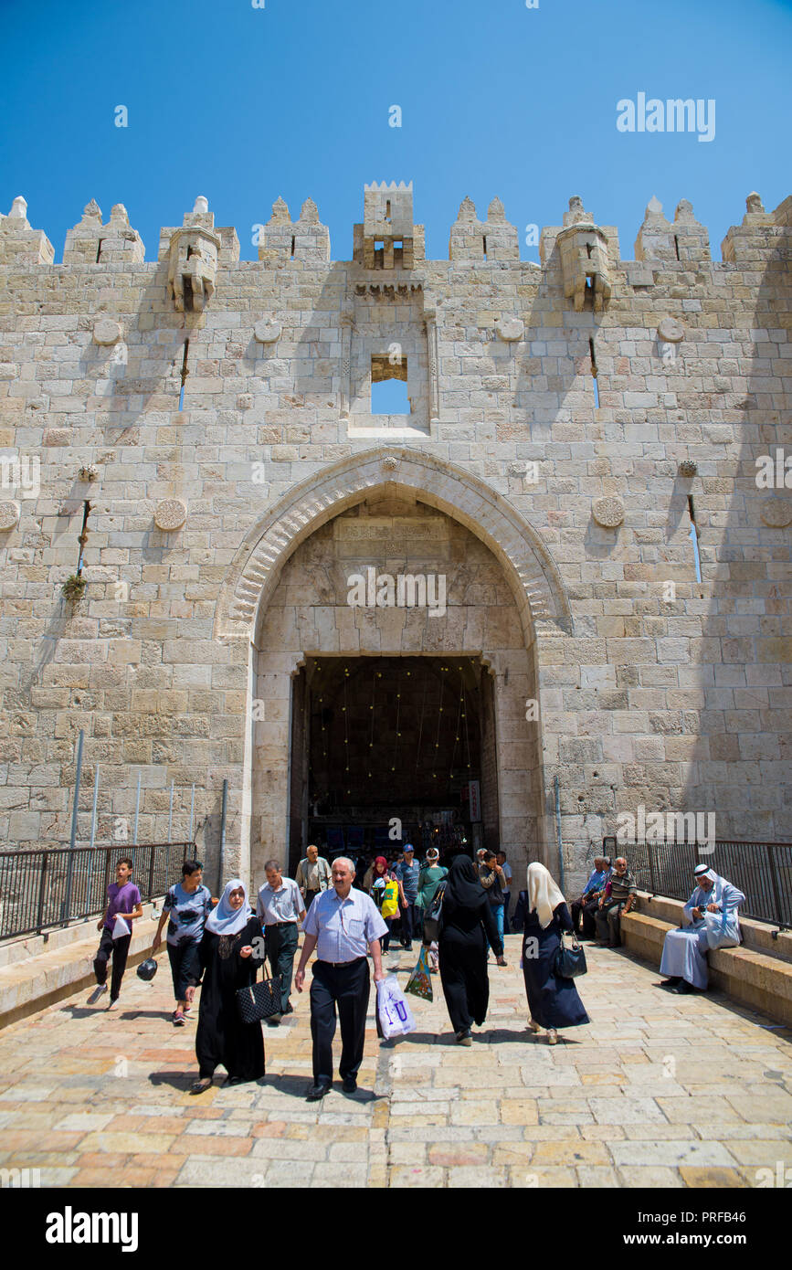 Altstadt von Jerusalem Stockfoto