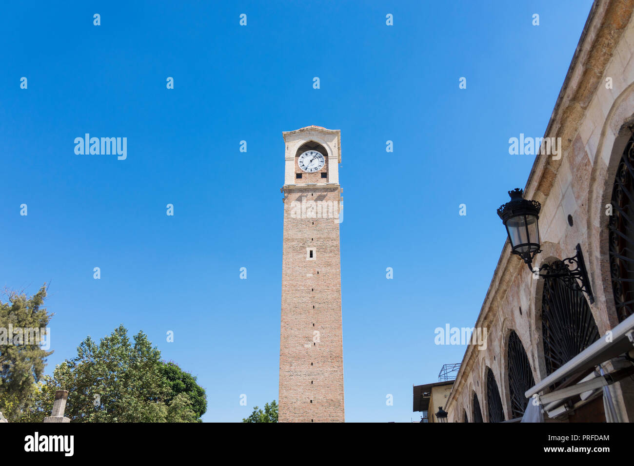 Old Clock Tower in Adana Stadt. Auch die bekannte 'Buyuk Saat" Stockfoto