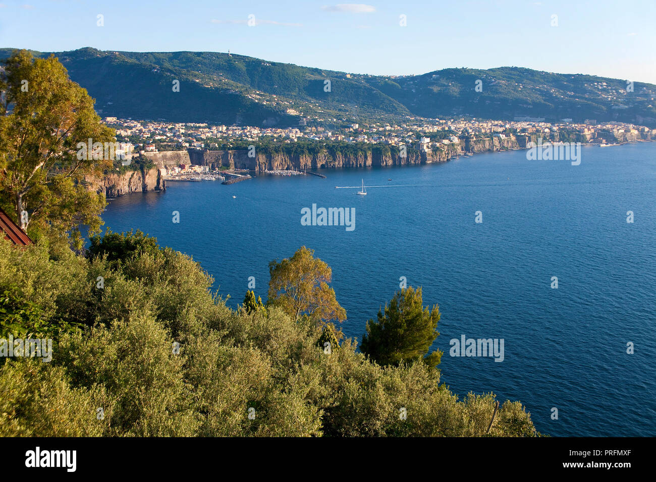 Halbinsel von Sorrent, Golf von Neapel, Kampanien, Italien Stockfoto