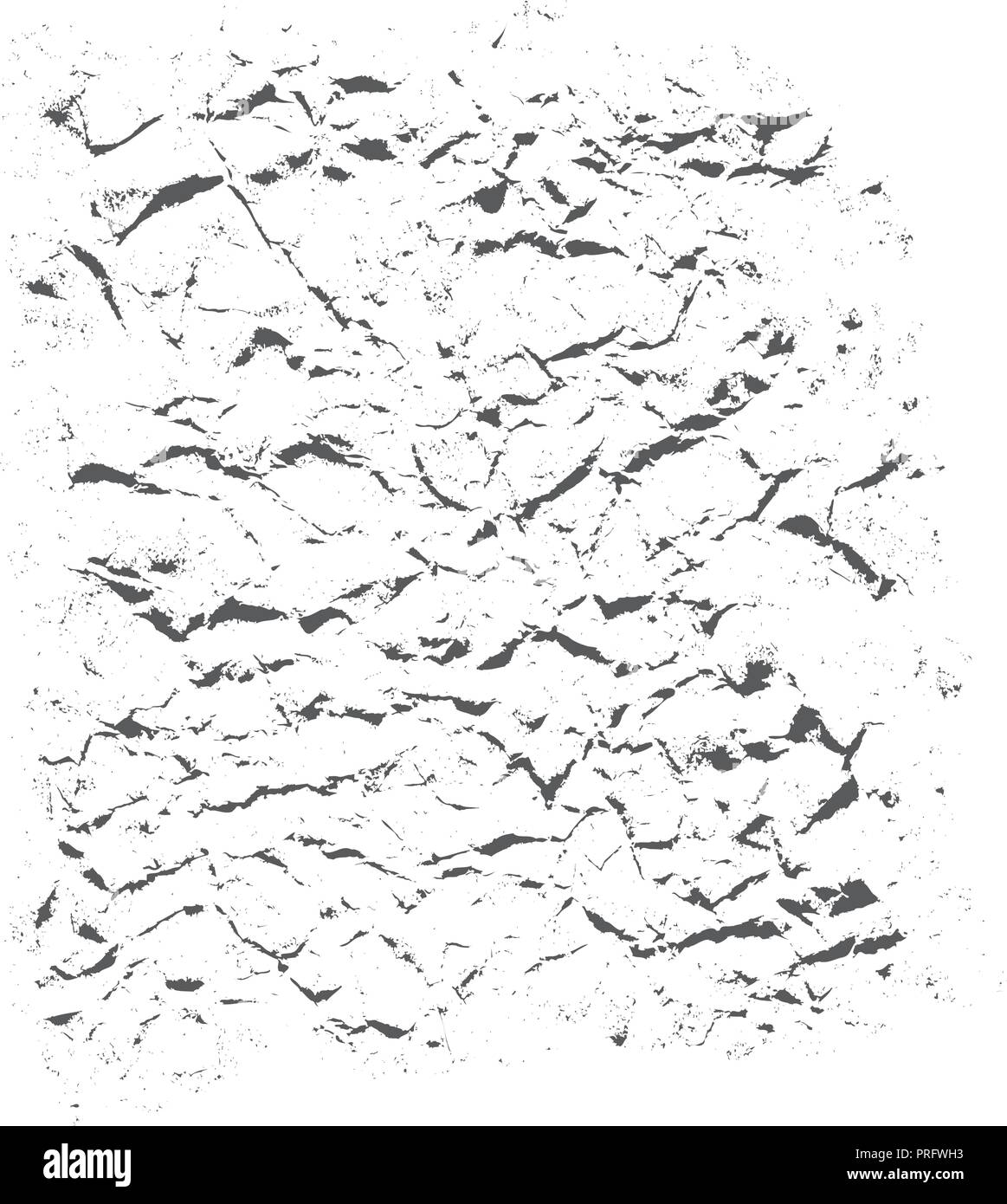 Grunge land Boden auf weißem Hintergrund Stock Vektor