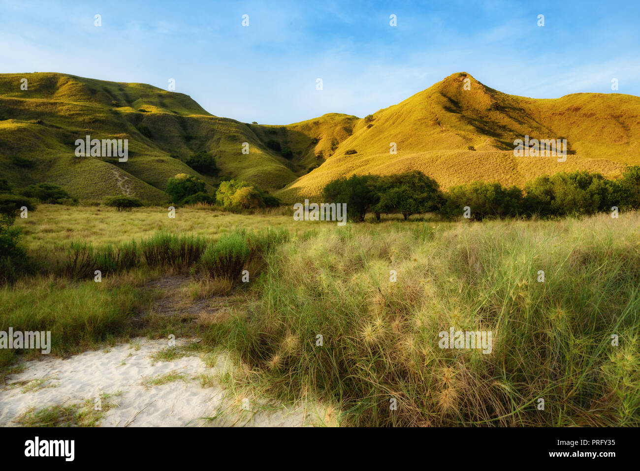 Versteckte Schönheit in Gili Lawa Darat, Indonesien Stockfoto