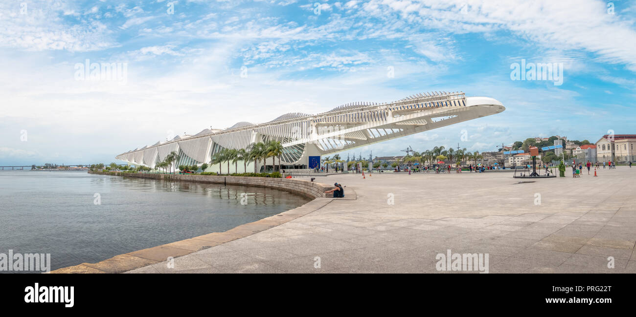 Museum von Morgen (Museu do Amanha) - Rio de Janeiro, Brasilien Stockfoto