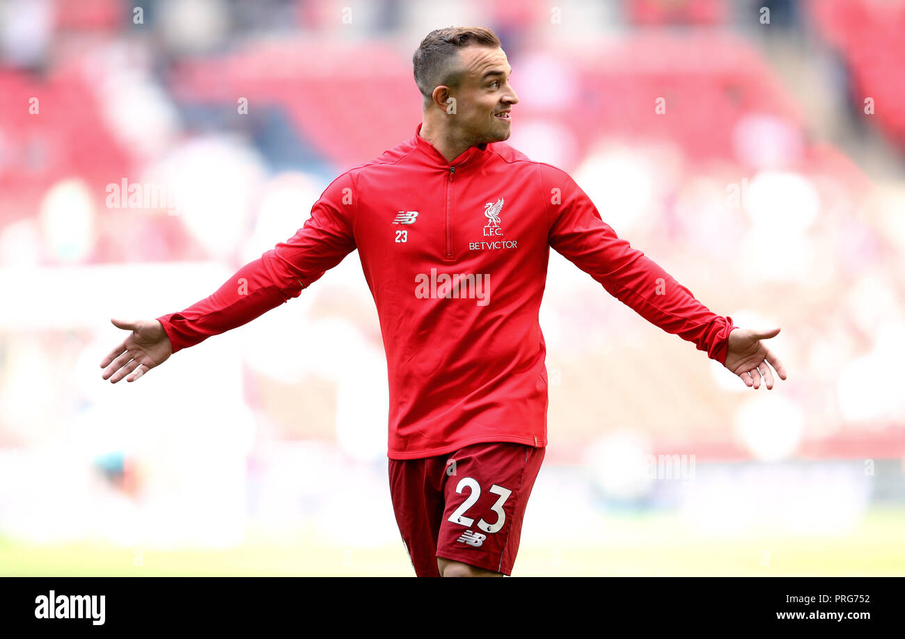 Liverpools Xherdan Shaqiri Stockfoto