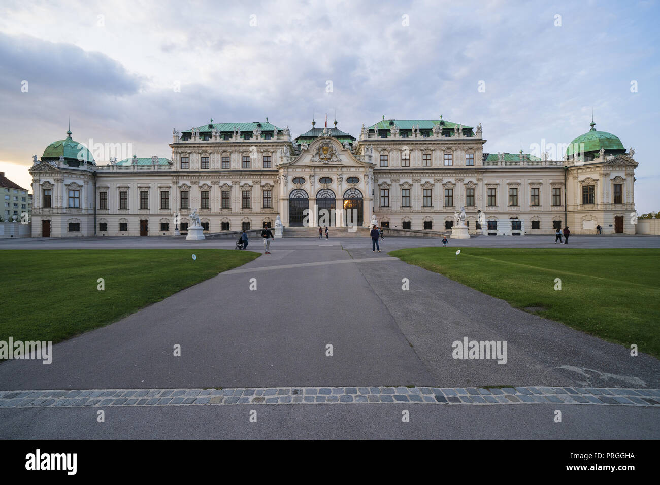 Das Schloss Belvedere ist eine Reihe von Palästen im barocken Stil in Wien. Der Palast wurde im Jahre 1723 erbaut und wurde von Johann Lukas von Hildebrandt Mit ausgelegt: Atmosphäre, wo: Wien, Österreich Wann: 01 Sep 2018 Credit: Oscar Gonzalez/WENN.com Stockfoto