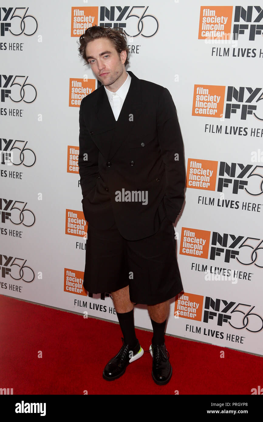 New York, Vereinigte Staaten. Okt, 2018 02. NEW YORK - OKT 2: Schauspieler Robert Pattinson besucht die "High Life" Premiere in der Alice Tully Hall im Oktober 2, 2018 in New York City. Credit: Foto Access/Alamy leben Nachrichten Stockfoto