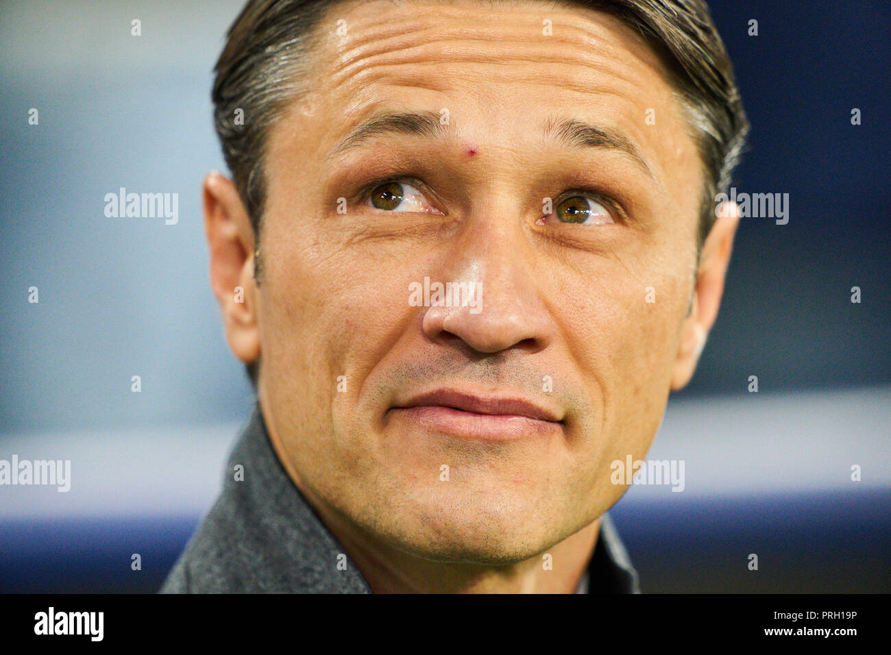 München, Deutschland. 2. Okt 2018. Fußball, FC Bayern München, Oktober 02, 2018 Head Coach Niko Kovac (FCB) halbe Größe, Porträt, FC BAYERN MÜNCHEN - AJAX AMSTERDAM 1-1 UEFA Fußball Champions League, München, Oktober 02, 2018, Saison 2018/2019, Gruppenphase © Peter Schatz/Alamy leben Nachrichten Stockfoto