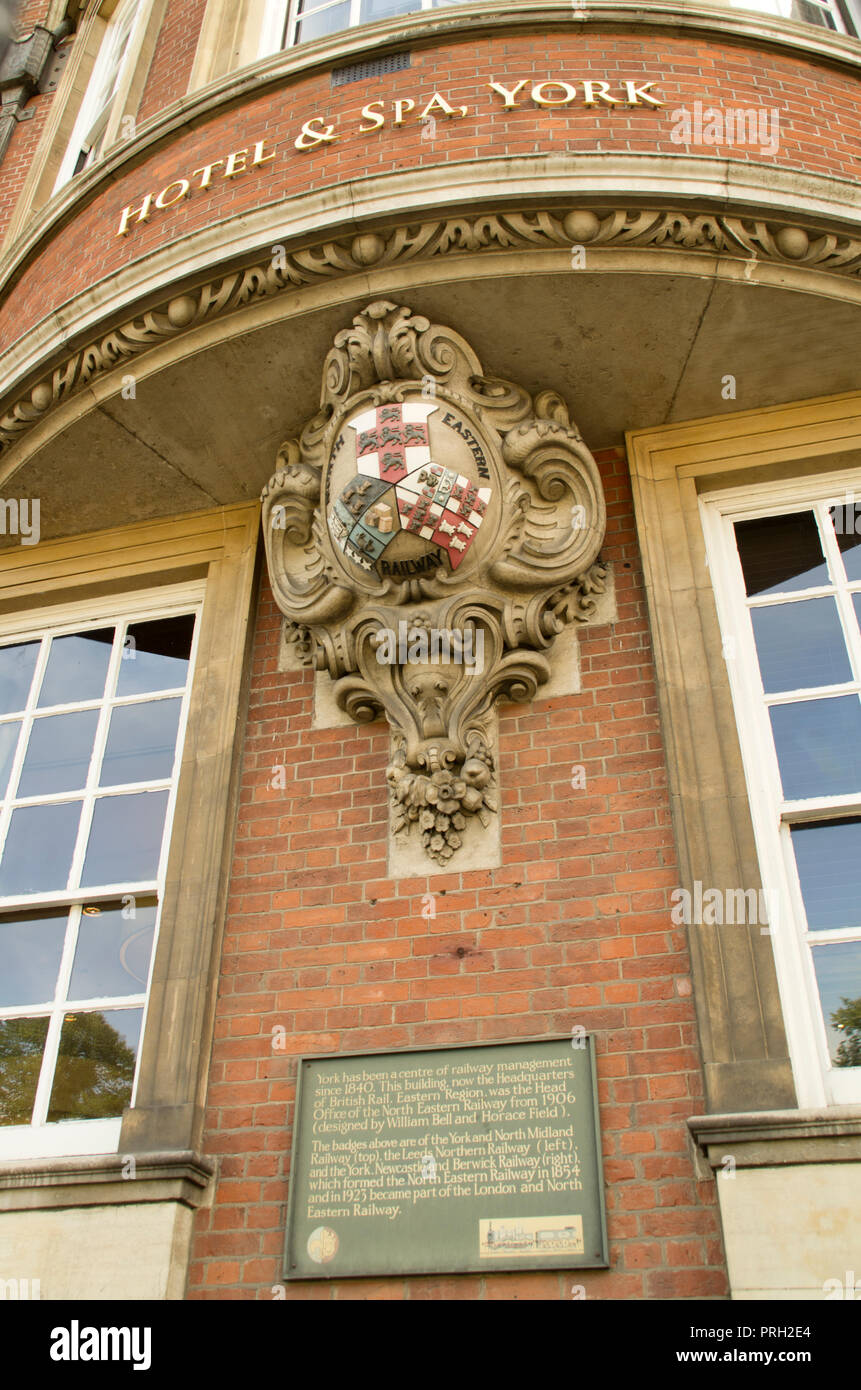 Das Grand Hotel York Stockfoto