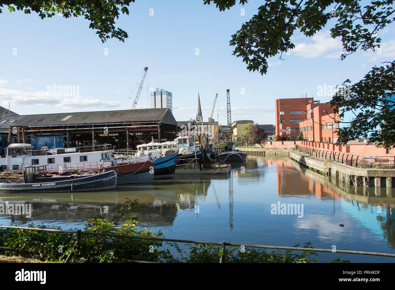 Brentford Dock, Brentford, Hounslow, Middlesex, Großbritannien Stockfoto