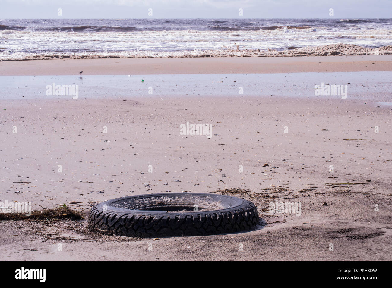 Hurrikan Florenz - nach dem Sturm auf Emerald Isle, North Carolina September 2018 Stockfoto