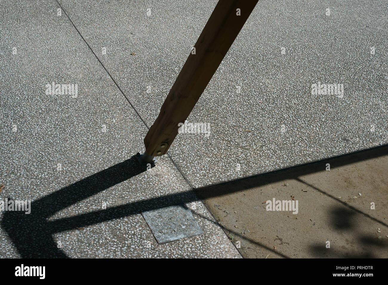 Geometrisch-abstrakte Bild - Schatten Stockfoto