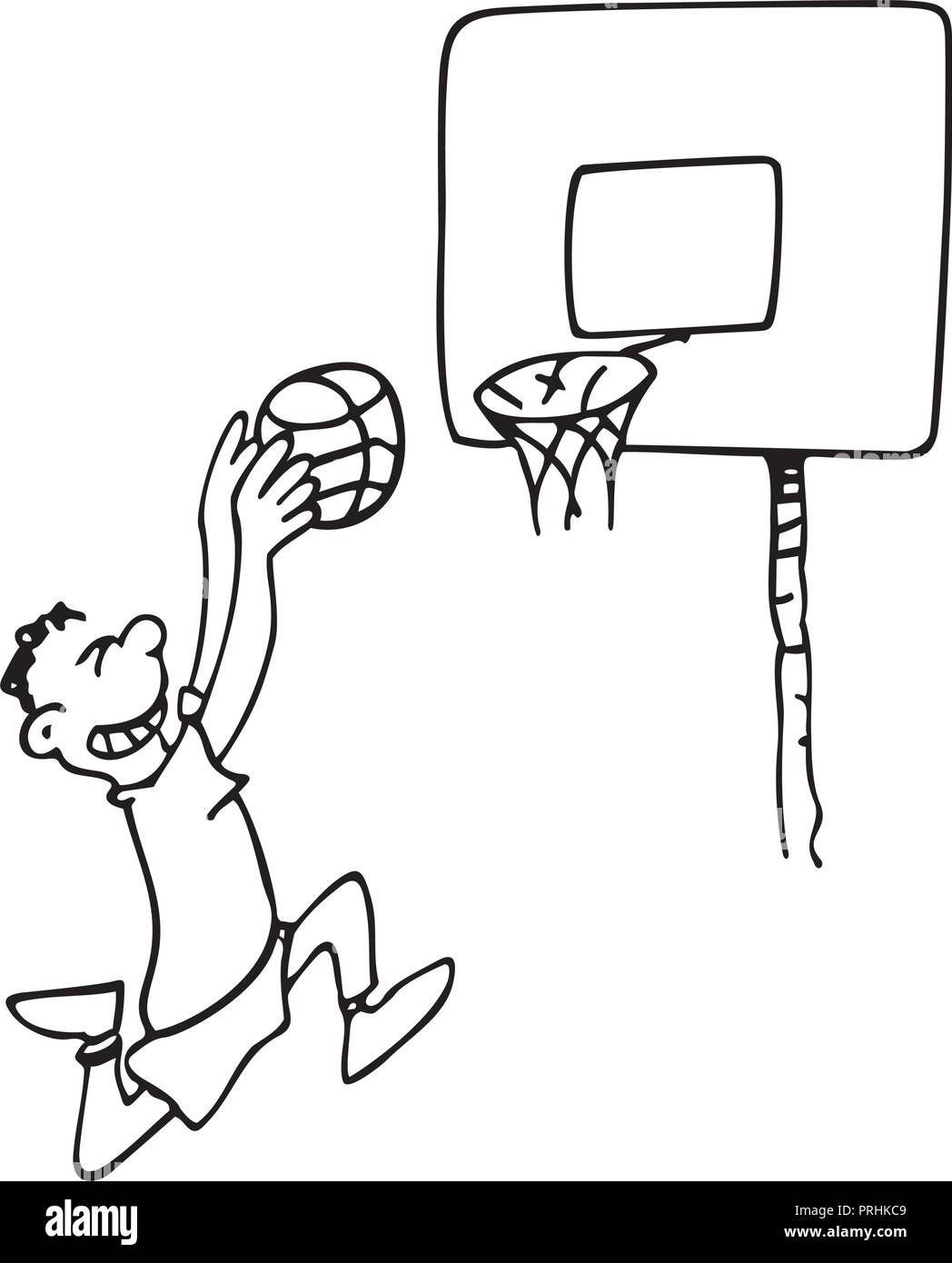 Basketball Illustration Stockfotos und -bilder Kaufen - Alamy