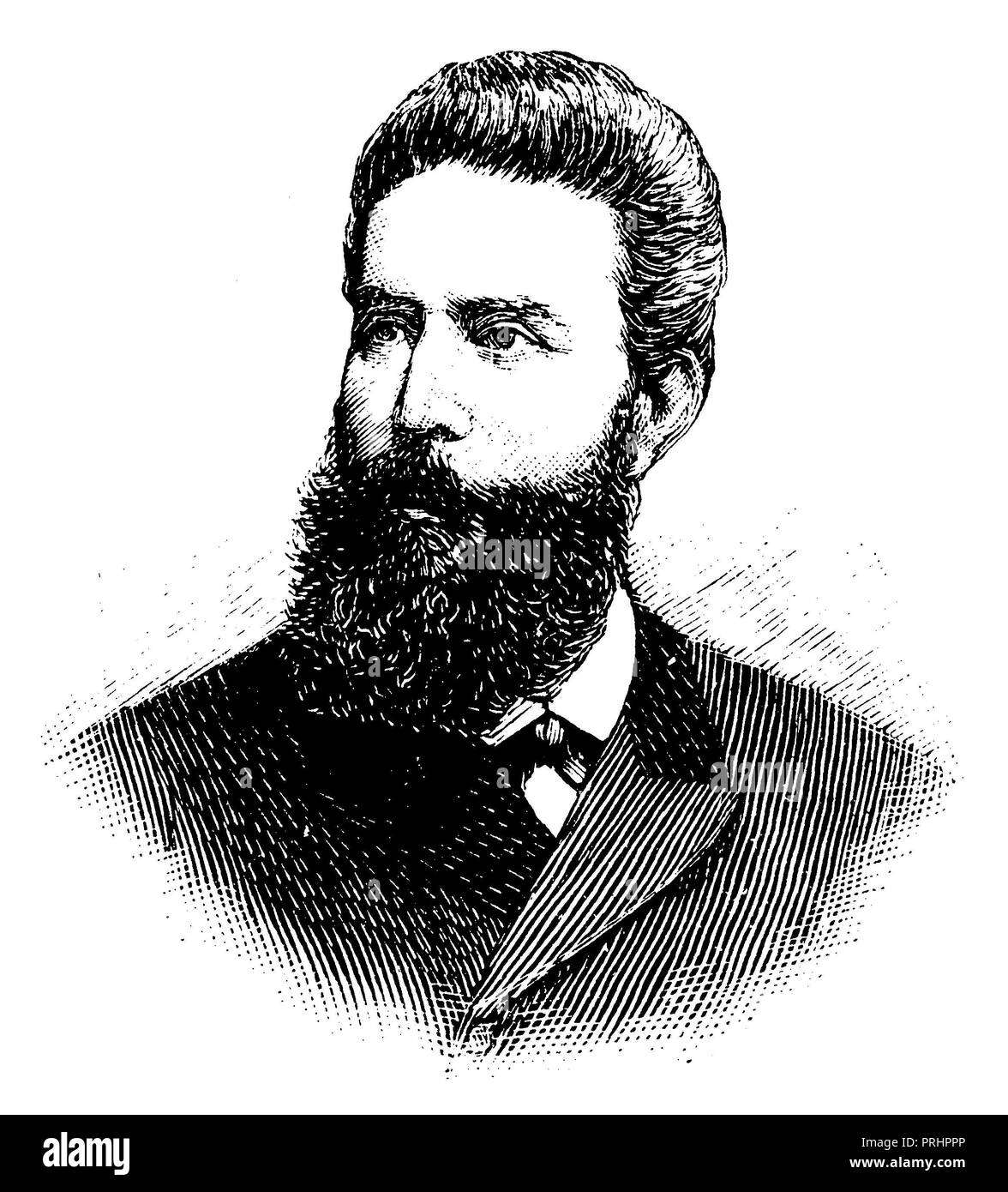 Röntgen, Wilhelm Conrad (1845-1923), deutscher Physiker, Stockfoto