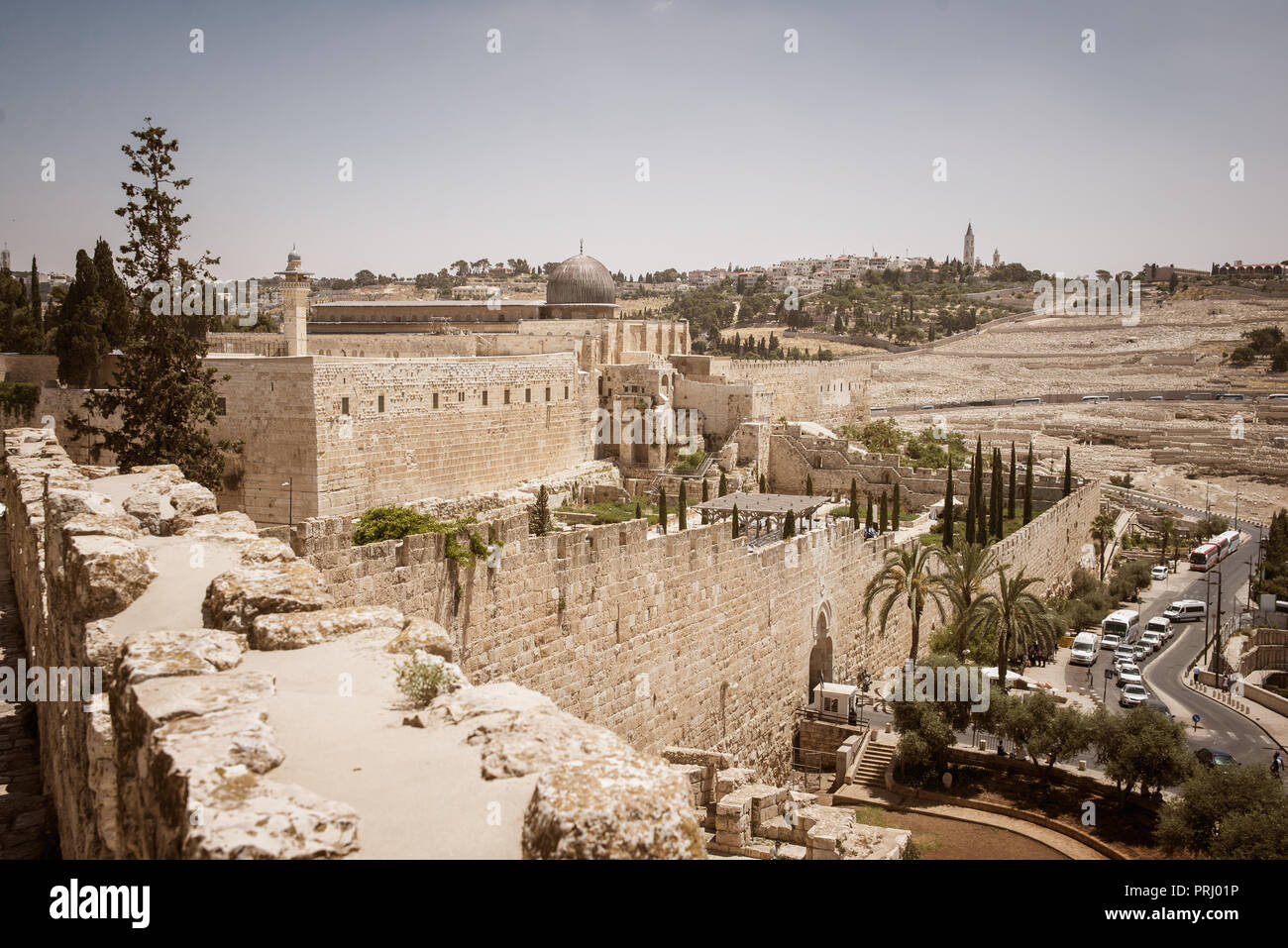 Altstadt von Jerusalem Stockfoto