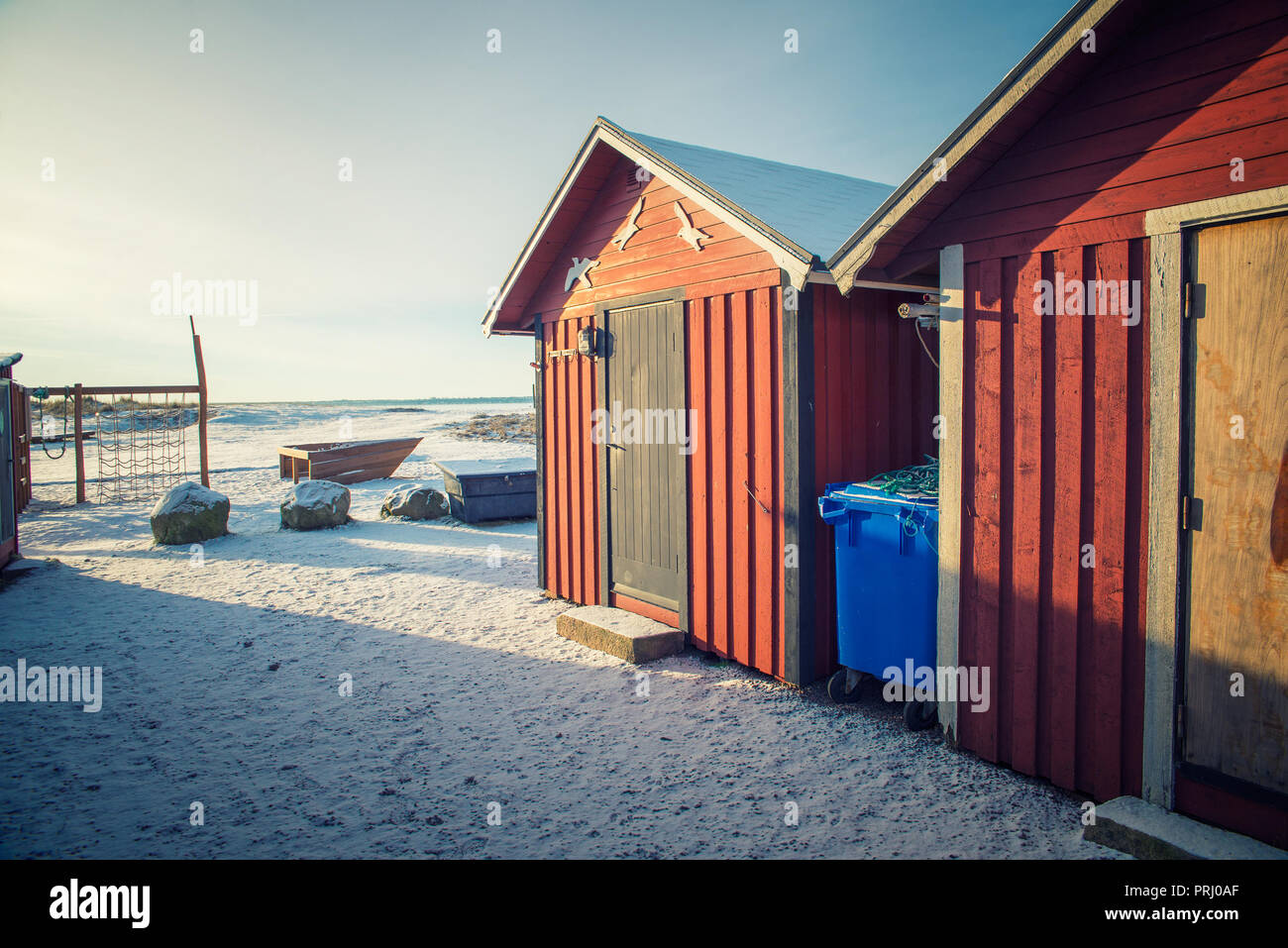 Red's Fischerhaus Stockfoto